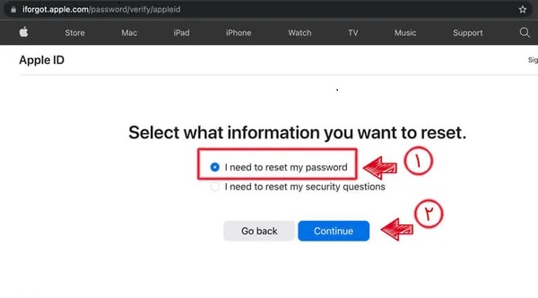 بازگرداندن اپل آیدی با سوالات امنیتی یا رمز عبور