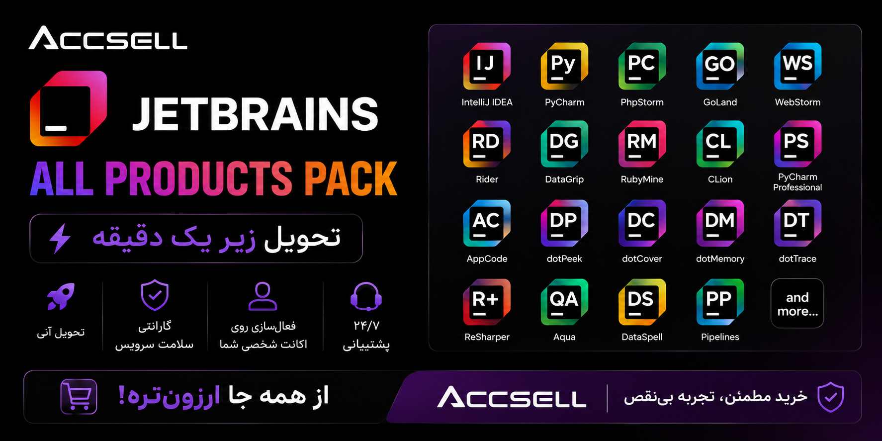 شرایط خرید اکانت jetbrains