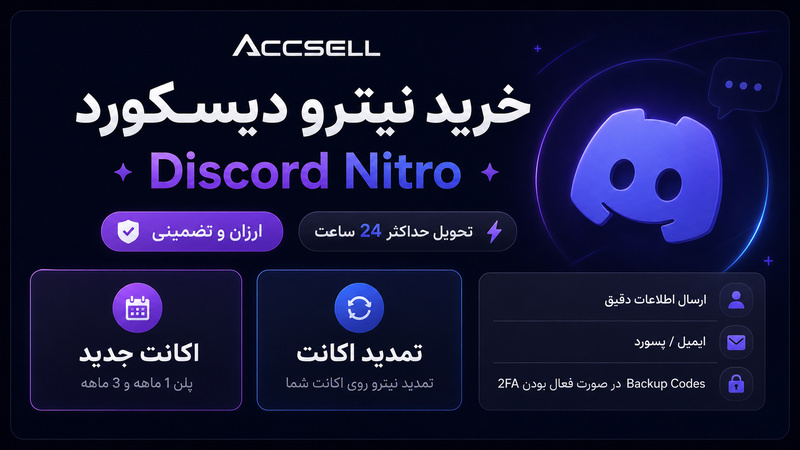 شرایط خرید اکانت نیترو دیسکورد
