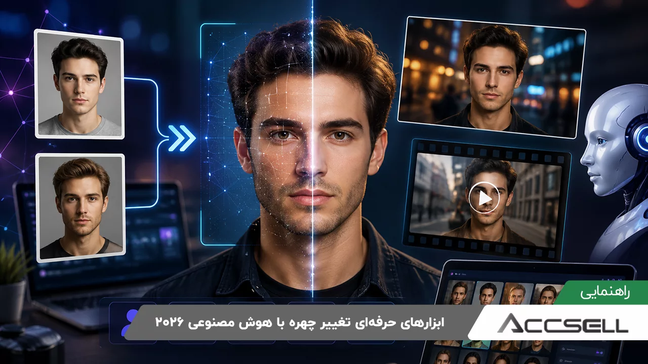ابزارهای حرفه‌ای تغییر چهره با هوش مصنوعی